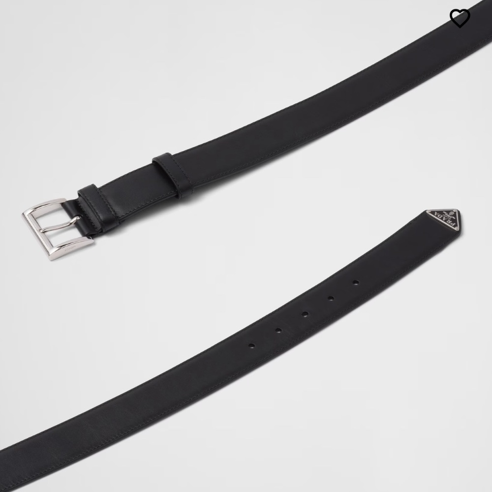 Prada leather belt
